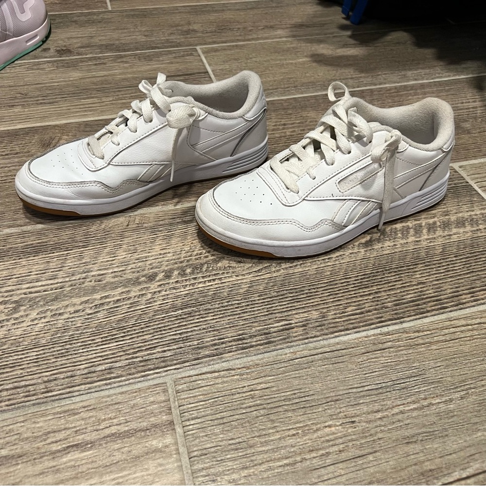 White Reebok Advance Court Sneakers